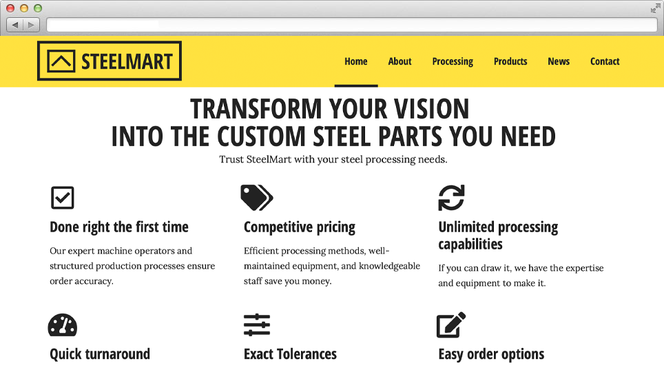 Steelmart Website